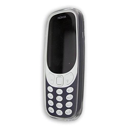 caseroxx TPU-Hülle kompatibel mit Nokia 3310 2G (2017), Handy Hülle Tasche (TPU-Hülle in weiß-transparent) von caseroxx