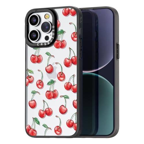 casevivid Kompatibel mit iPhone 15 Pro Hülle, niedliche Ästhetik – langlebige Mode lustige Handyhülle – Kirsche Muster Cover Design für iPhone 15 Pro 6.1 Zoll Schwarz casevivid Kompatibel mit iPhone 15 Pro Hülle, niedliche Ästhetik – langlebige Mode lustige Handyhülle – Kirsche Muster Cover Design für iPhone 15 Pro 6.1 Zoll Schwarz von casevivid