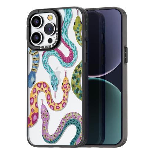 casevivid Kompatibel mit iPhone 15 Pro Max Hülle, niedliche Ästhetik – langlebige Mode lustige Handyhülle – Schlange Muster Cover Design für iPhone 15 Pro Max 6.7 Zoll Schwarz casevivid Kompatibel mit iPhone 15 Pro Max Hülle, niedliche Ästhetik – langlebige Mode lustige Handyhülle – Schlange Muster Cover Design für iPhone 15 Pro Max 6.7 Zoll Schwarz von casevivid