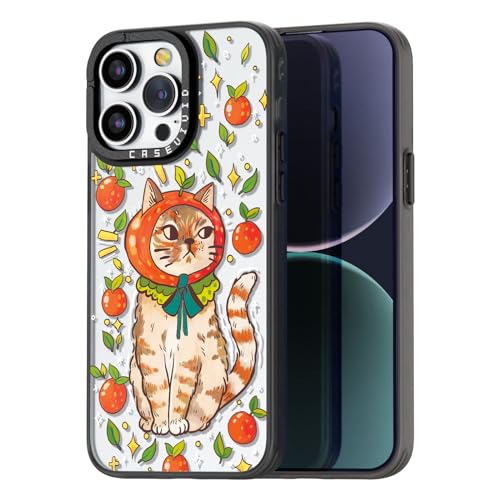 casevivid Kompatibel mit iPhone 15 Pro Max Hülle, niedliche Ästhetik – langlebige Mode lustige Handyhülle – Kitty Katze Muster Cover Design für iPhone 15 Pro Max 6.7 Zoll Schwarz von casevivid