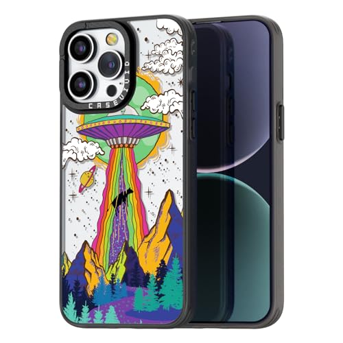casevivid Kompatibel mit iPhone 15 Pro Max Hülle, niedliche Ästhetik – langlebige Mode lustige Handyhülle – UFO Muster Cover Design für iPhone 15 Pro Max 6.7 Zoll Schwarz casevivid Kompatibel mit iPhone 15 Pro Max Hülle, niedliche Ästhetik – langlebige Mode lustige Handyhülle – UFO Muster Cover Design für iPhone 15 Pro Max 6.7 Zoll Schwarz von casevivid