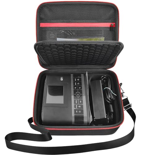 Casmilee Hart Tasche für Canon SELPHY CP1500/CP1300/CP1200 Mini Mobiler Fotodrucker und Farbtinten Papierset mit Verstellbarem Schultergurt - Nur Tasche (Schwarz) von casmilee