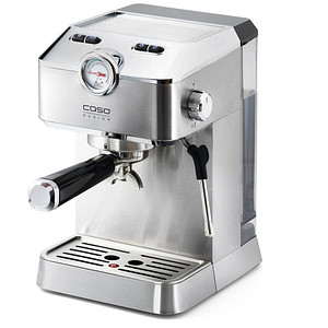 caso® Espresso Gourmet Espressomaschine silber von caso®
