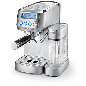 caso® Espresso Gourmet Latte Espressomaschine silber von caso®