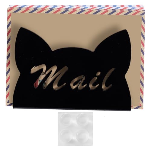 Mail Organizer Stand, Acrylic Letter Holder, Desktop Envelope Rack with Compact and Space Saving Design for Home Offices, School or Studio, 5.91x2.36x3.94 Inches von ccuzs