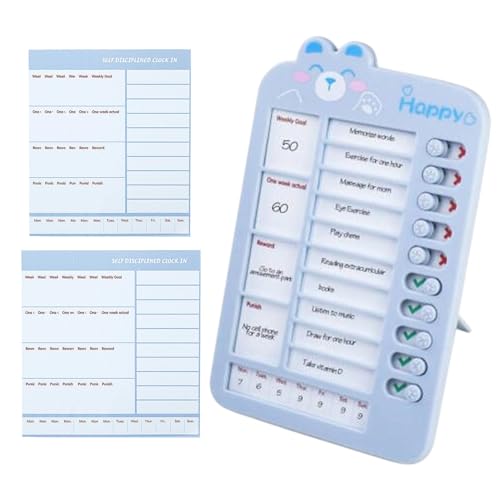 Sliding Chore Board, Visual Task Planner, Fun and Interactive Learning, Daily Chores Chart with customizable and easy to Use Design for Boys and Girls, 5.71x8.46 Inches Sliding Chore Board, Visual Task Planner, Fun and Interactive Learning, Daily Chores Chart with customizable and easy to Use Design for Boys and Girls, 5.71x8.46 Inches von ccuzs