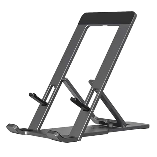 ccuzs Folding Phone Stand, Aluminum Alloy Holder, Foldable Desk Cradle, Sturdy Metal Design, Adjustable Viewing Angles, Compact Size, Smartphones & Tablets, Office or Travel Use ccuzs Folding Phone Stand, Aluminum Alloy Holder, Foldable Desk Cradle, Sturdy Metal Design, Adjustable Viewing Angles, Compact Size, Smartphones & Tablets, Office or Travel Use von ccuzs