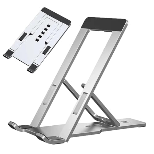 ccuzs Folding Phone Stand, Aluminum Alloy Holder, Foldable Desk Cradle, Sturdy Metal Design, Adjustable Viewing Angles, Compact Size, Smartphones & Tablets, Office or Travel Use ccuzs Folding Phone Stand, Aluminum Alloy Holder, Foldable Desk Cradle, Sturdy Metal Design, Adjustable Viewing Angles, Compact Size, Smartphones & Tablets, Office or Travel Use von ccuzs