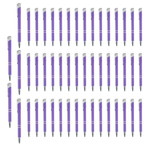 ccuzs Metal Ballpoint Pen, Click Pen, Multi-Functional Writing Tool, Smooth Ink, Durabless Silver Clip, For Business Professionals Students Teachers Daily Use, 13.9x0.9cm Purple Black Silver ccuzs Metal Ballpoint Pen, Click Pen, Multi-Functional Writing Tool, Smooth Ink, Durabless Silver Clip, For Business Professionals Students Teachers Daily Use, 13.9x0.9cm Purple Black Silver von ccuzs