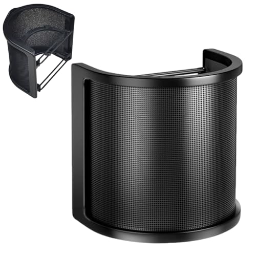 ccuzs Microphone Filter, Windscreen for Microphone, Double Layer Protection Cover, Noise Cancelling Handheld Mic Shield, Ideal for Streaming, Podcasting, Karaoke, Music, 1 Piece ccuzs Microphone Filter, Windscreen for Microphone, Double Layer Protection Cover, Noise Cancelling Handheld Mic Shield, Ideal for Streaming, Podcasting, Karaoke, Music, 1 Piece von ccuzs