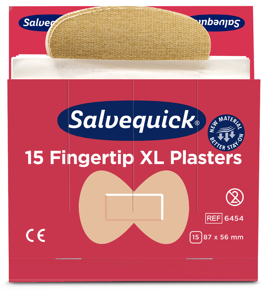 CEDERROTH Salvequick Nachfüllpackung, Fingerkuppen-Pflaster von cederroth