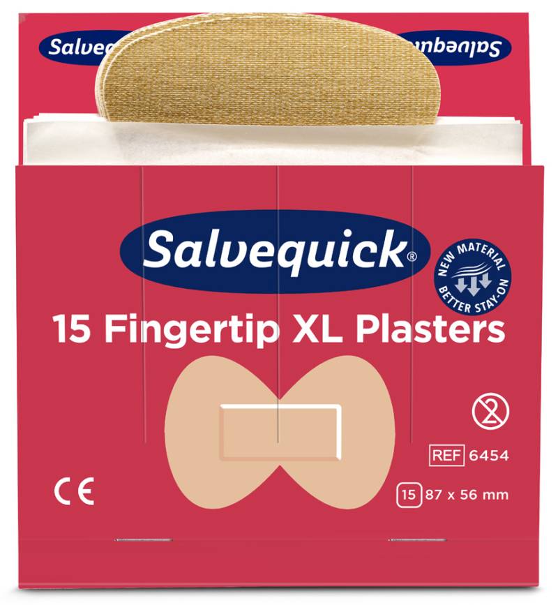 CEDERROTH Salvequick Nachfüllpackung, Fingerkuppen-Pflaster von cederroth