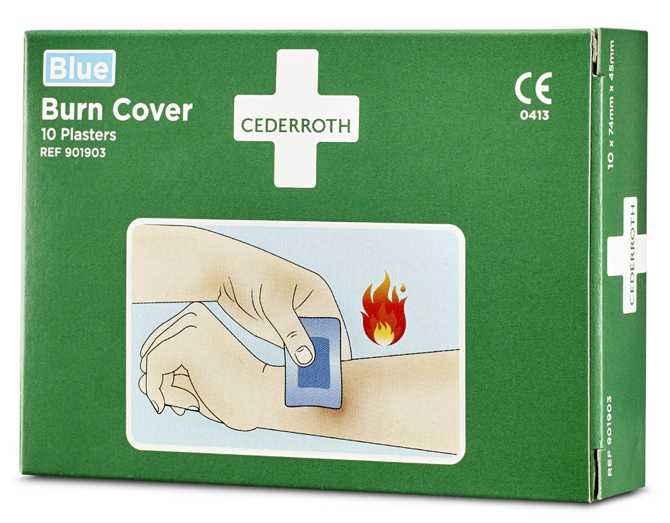 CEDERROTH Verbrennungspflaster , Burn Cover, , 74 x 45 mm von cederroth