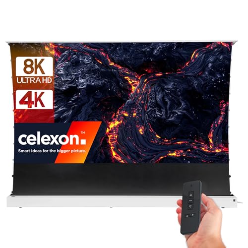 celexon HomeCinema V2.0 CLR UST-Bodenscheren-Aufroll-Motor-Hochkontrast-Möbeleinbau-Leinwand weiß 110" | 243,5x137cm 16:9 | elektrische 8K, Full-HD Projektions-Leinwand | für Ultrakurzdistanz-Beamer! celexon HomeCinema V2.0 CLR UST-Bodenscheren-Aufroll-Motor-Hochkontrast-Möbeleinbau-Leinwand weiß 110" | 243,5x137cm 16:9 | elektrische 8K, Full-HD Projektions-Leinwand | für Ultrakurzdistanz-Beamer! von celexon