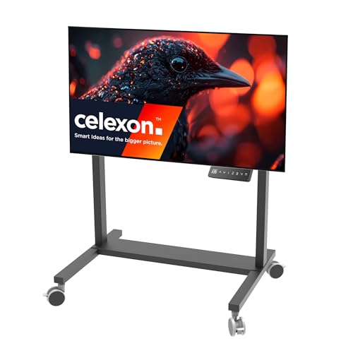 celexon TV/Displayrollwagen Professional Adjust-42100MB schwarz | für 42-100" Bildschirme bis 120kg | elektrisch höhenverstellbare Universal-Halterung für alle Fernseher bis VESA Norm 800x600 celexon TV/Displayrollwagen Professional Adjust-42100MB schwarz | für 42-100" Bildschirme bis 120kg | elektrisch höhenverstellbare Universal-Halterung für alle Fernseher bis VESA Norm 800x600 von celexon