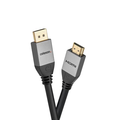 celexon DisplayPort auf HDMI Kabel 4K UHD @30Hz 2,0m - Professional Line - DisplayPort 1.2 / HDMI 1.4 von celexon