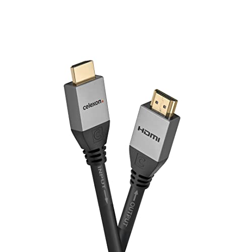 celexon HDMI Aktiv Kabel Pro mit Ethernet 2.0a/b - 10m - HDMI-A/HDMI-A - 18Gbps, 4K, UHD, 4096x2160p @60Hz, 8 Bit, HDR, ARC... von celexon