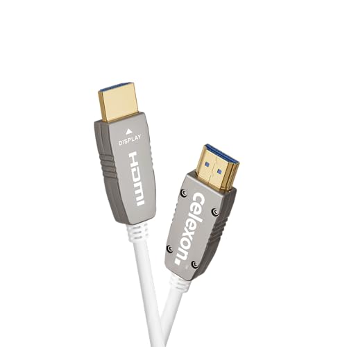 celexon HDMI UHD Active 48Gbps Optical Fibre - 10m - weiß - optische HDMI-Signalübertragung - eARC - VRR - ALLM celexon HDMI UHD Active 48Gbps Optical Fibre - 10m - weiß - optische HDMI-Signalübertragung - eARC - VRR - ALLM von celexon