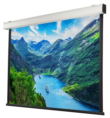 celexon motorisierte Heimkino- und Präsentations-Beamer-Leinwand Wand-oder Deckenmontage elektrische Leinwand Motor Expert XL - 450 x 340 cm - 4:3-220" Zoll von celexon