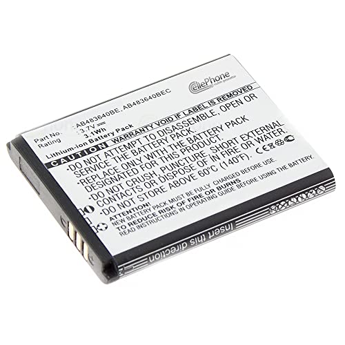 cellePhone Akku Li-Ion kompatibel mit Samsung GT-C3050 (Ersatz für AB483640BE) von cellePhone mobile generation