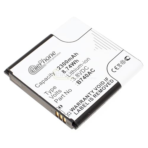 cellePhone Akku Li-Ion kompatibel mit Samsung Galaxy S4 Zoom LTE (SM-C1010 / SM-C105) (Ersatz für B740AC) von cellePhone mobile generation