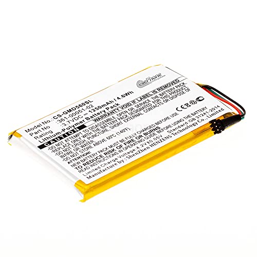 cellePhone Akku Li-Polymer kompatibel mit Garmin Dezl 560LMT 560LT 650LM - Nüvi 52LM 5' - SAT NAV - 4NSF (Ersatz für 361-00051-12) von cellePhone mobile generation