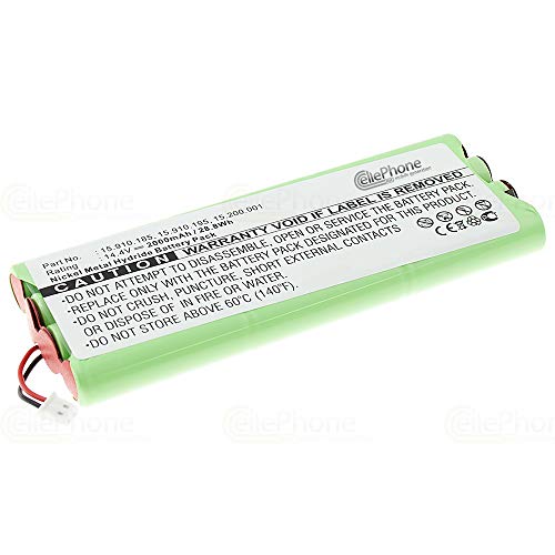 cellePhone Akku NI-MH kompatibel mit Ozroll ODS Controller/Smart Drive Control 10 / Topan TP-AVC701 (Ersatz für 15.200.001) - 2000mAh / 14,4V von cellePhone mobile generation