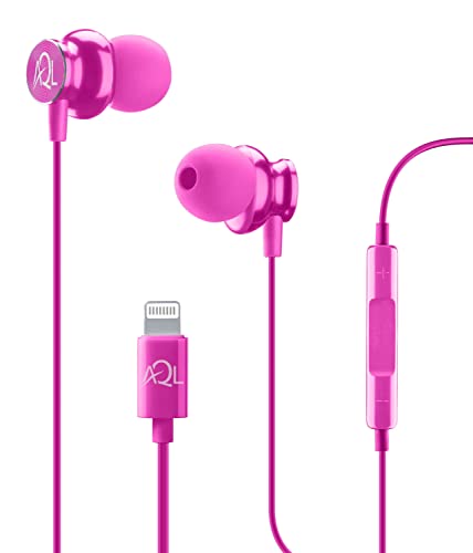 AQL |Whirl In-Ear-Kopfhörer mit Lightning-Anschluss – Ausgestattet mit Fernbedienung – Rose von AQL AUDIO QUALITY LAB