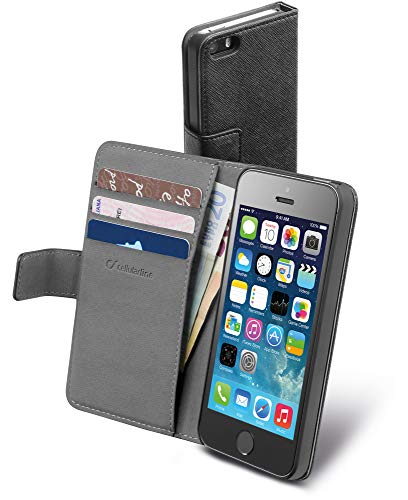 Cellular Line BOOKAGENDAIPH5SBK Book Agenda iPhone 5/5S Black von cellularline