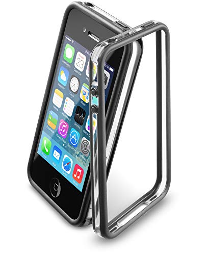 Cellular Line BUMPERIPHONE4BK Schutzrahmen und Schutzfolie für Apple iPhone 4/4S schwarz Cellular Line BUMPERIPHONE4BK Schutzrahmen und Schutzfolie für Apple iPhone 4/4S schwarz von cellularline