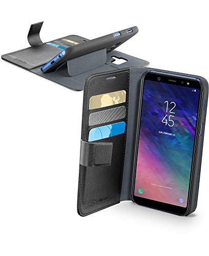 Cellularline Book Handyhülle 15,2 cm (6 Zoll) Folio Schwarz - Handyhüllen (Folio, Samsung, Galaxy A6+ (2018), 15,2 cm (6 Zoll), Schwarz von cellularline