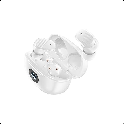 cellularline - DOT - Kabellose Ohrhörer mit Ladeschale mit LED-Anzeige - Play Time 7H - Talk Time 4.5H - Play oder Talk Time mit der Hülle 22H - 45 Minuten Aufladen - Weiss von cellularline