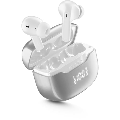 cellularline Key PRO In-Ear-Kopfhörer mit ENC, 4 Mikrofonen, LED-Anzeige, Multipoint-Technologie, 30 Stunden Wiedergabezeit, Autopairing und Touch-Steuerung, Schwarz cellularline Key PRO In-Ear-Kopfhörer mit ENC, 4 Mikrofonen, LED-Anzeige, Multipoint-Technologie, 30 Stunden Wiedergabezeit, Autopairing und Touch-Steuerung, Schwarz von cellularline