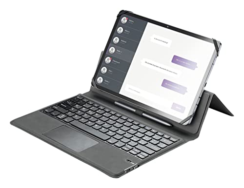 cellularline | Keyboard Case | Universelle Schutzhülle für Tablets bis 11" mit integrierter kabelloser Tastatur von cellularline