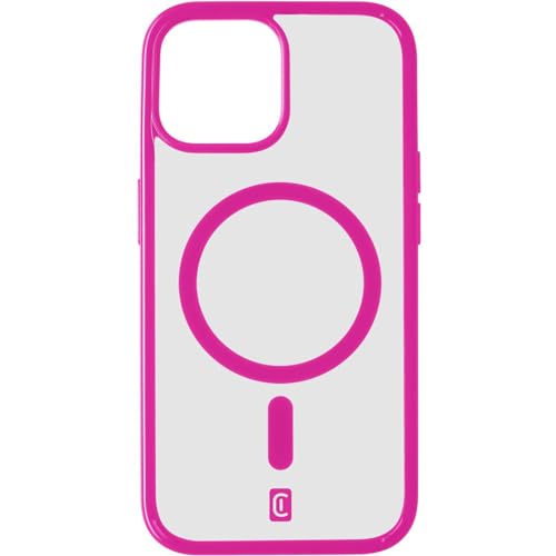 cellularline - Pop Mag - iPhone 15 Plus - Transparente Hülle mit farbigen Kanten Kompatibel mit MagSafe Ecosystem - Geschützte Kanten, Tasten und Anschlüsse - Fuchsia cellularline - Pop Mag - iPhone 15 Plus - Transparente Hülle mit farbigen Kanten Kompatibel mit MagSafe Ecosystem - Geschützte Kanten, Tasten und Anschlüsse - Fuchsia von cellularline