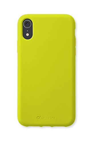 cellularline Sensation Backcover Soft Touch Silikon Case Weiche Kratzfeste Mikrofaser Innenfutter, passend für: iPhone XR, Lime Fluo cellularline Sensation Backcover Soft Touch Silikon Case Weiche Kratzfeste Mikrofaser Innenfutter, passend für: iPhone XR, Lime Fluo von cellularline