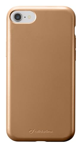cellularline Sensation Bronze Backcover Soft Touch Silikon Case Cover mit weichem kratzfestem Mikrofaser-Innenfutter passend für: Apple iPhone 8/7/6 cellularline Sensation Bronze Backcover Soft Touch Silikon Case Cover mit weichem kratzfestem Mikrofaser-Innenfutter passend für: Apple iPhone 8/7/6 von cellularline