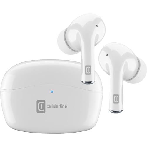 cellularline | Vivid | Bluetooth 5.0 HiFi - Stereo-Kopfhörer mit Ladekoffer - Gesamtautonomie von 21 Stunden - Lade 2 Stunden - Bin 10 mt - Weiss cellularline | Vivid | Bluetooth 5.0 HiFi - Stereo-Kopfhörer mit Ladekoffer - Gesamtautonomie von 21 Stunden - Lade 2 Stunden - Bin 10 mt - Weiss von cellularline