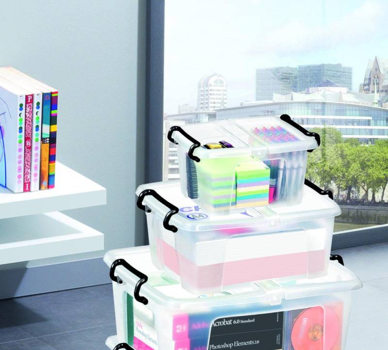 cep Aufbewahrungsbox 20,0 l - 46,0 x 36,0 x 19,0 cm transparent von cep
