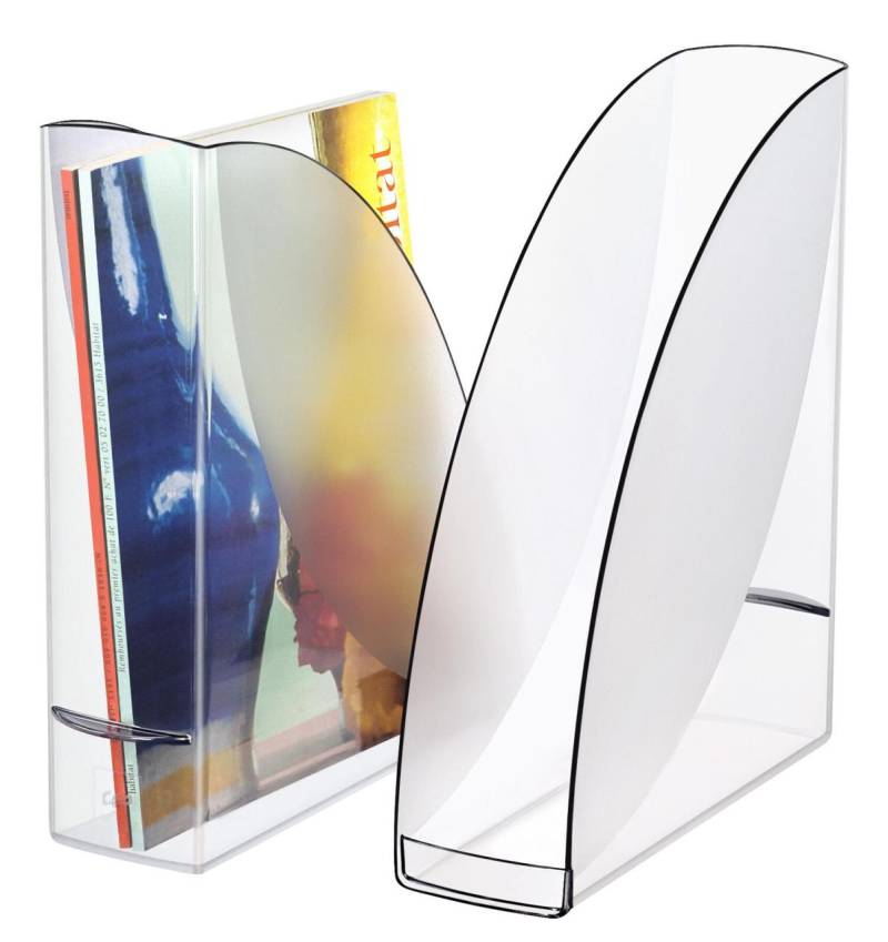 cep Stehsammler recycelbares Polystyrol schwarz-transparent , DIN A4 von cep