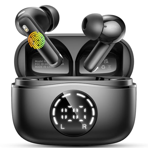 Bluetooth Kopfhörer, Kopfhörer Kabellos Bluetooth 5.4 In Ear Kopfhörer mit 4 ENC Noise Cancelling Mikrofon Earbuds, 48H Spielzeit, IP7 Wasserdicht Bluetooth Ohrhörer für Yoga/Reisen/Arbeit 2025 Neu Bluetooth Kopfhörer, Kopfhörer Kabellos Bluetooth 5.4 In Ear Kopfhörer mit 4 ENC Noise Cancelling Mikrofon Earbuds, 48H Spielzeit, IP7 Wasserdicht Bluetooth Ohrhörer für Yoga/Reisen/Arbeit 2025 Neu von chalvh