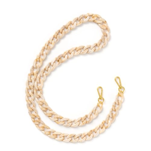 change Universelle Handykette für Handyhüllen mit Ösen aus recyceltem Acryl zum umhängen | Mit Metall Karabiner | Beige Gold change Universelle Handykette für Handyhüllen mit Ösen aus recyceltem Acryl zum umhängen | Mit Metall Karabiner | Beige Gold von change