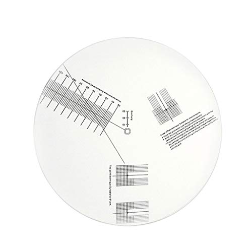 Chaoxiner Anti-sliding LP Vinyl Record Pickup Calibration Plate Distance Gauge Protractor Adjustment Tool Ruler for Turntable Accessories Gauge Tool for Vinyl Records Chaoxiner Anti-sliding LP Vinyl Record Pickup Calibration Plate Distance Gauge Protractor Adjustment Tool Ruler for Turntable Accessories Gauge Tool for Vinyl Records von chaoxiner