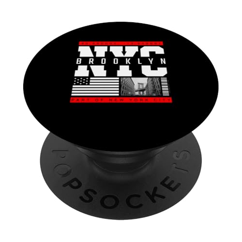 New York Brooklyn Graphic PopSockets Klebender PopGrip von charlize_merch_style