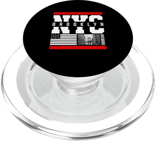 New York Brooklyn Graphic PopSockets PopGrip für MagSafe von charlize_merch_style