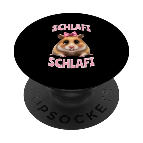 Schlafi Schlafi Lustiges Hamster Schlaf PopSockets Klebender PopGrip von charlize_merch_style