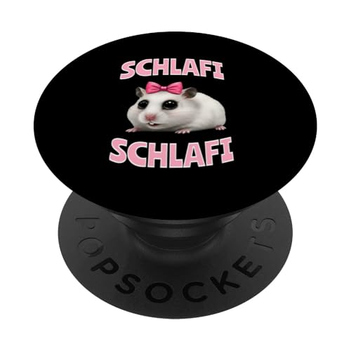 Schlafi Schlafi Lustiges Hamster Schlaf PopSockets Klebender PopGrip von charlize_merch_style