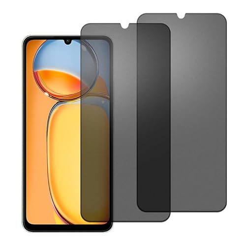 chejuza Anti-Spion Matt Keramik Schutzfolie für Redmi 13C 5g [2 Stück], Anti-Fingerabdruck, Anti-Spy,Zero Bubble HD Displayschutzfolie,PET-Material (kein Glas) von chejuza