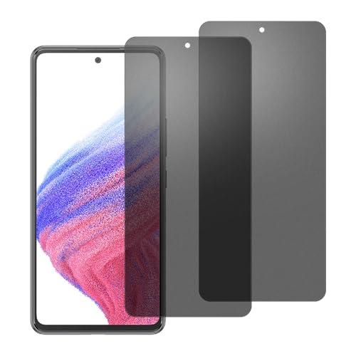 chejuza Anti-Spion Matt Keramik Schutzfolie für Samsung A53 [2 Stück], Anti-Fingerabdruck, Anti-Spy,Zero Bubble HD Displayschutzfolie,PET-Material (kein Glas) von chejuza