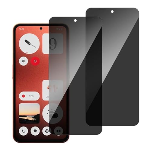 chejuza sichtschutz panzerglas für Nothing CMF Phone 1 5g [2 Stück], 9H Härte, Vollständige Abdeckung Schutzglas, Anti-Spy,Zero Bubble HD Displayschutzfolie von chejuza
